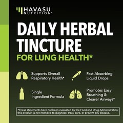 Mullein Drops for Lungs – USDA Organic Mullein Leaf Extract – Respiratory Health