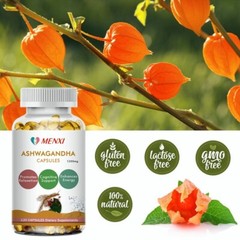 Organic Ashwagandha Capsules 12000MG (120Capsules) with Black Pepper Root Powder