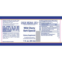 Pure Herbs: Wild Cherry Bark “Special” – 1 oz.