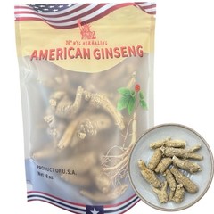 1LB 100% American Ginseng Root Large Round Root US Seller 美国花旗参大泡参