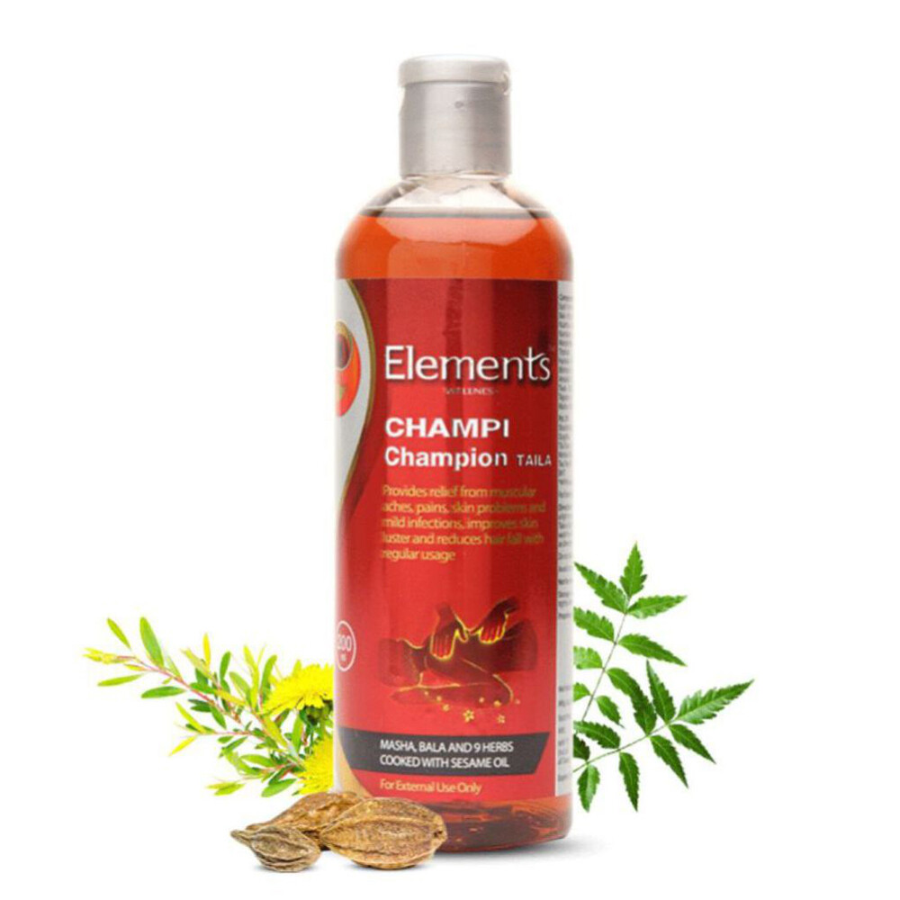Elements Wellness Champi Reduces Hair Fall Regular Usage 200 ml Free/Shipping