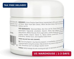 Horse Chestnut Comfort Cream 4 oz Planetary Herbals Tissue Care Balm