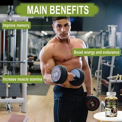 3450mg TongkatAli Extract 200:1 Strong Natural Testosterone Booster 120 Capsules