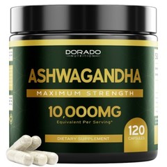 Ashwagandha 10000mg Stress/Anxiety/Brain/Mood Support 120caps