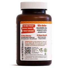 A1Vitality NovaSOL Turmeric Curcumin 1000mg – Clinically 60 Count (Pack of 1)