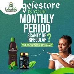 FAFOR LIFE Combo: SPIDEX 20 FOR WOMEN & Faforon Drink 500ml X 1 💯 satisfaction