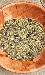 Herbal Loose Leaf Tea-Calming-Peaceful-Tranquility-Stress-Anxiety-PTSD 1.5 oz.