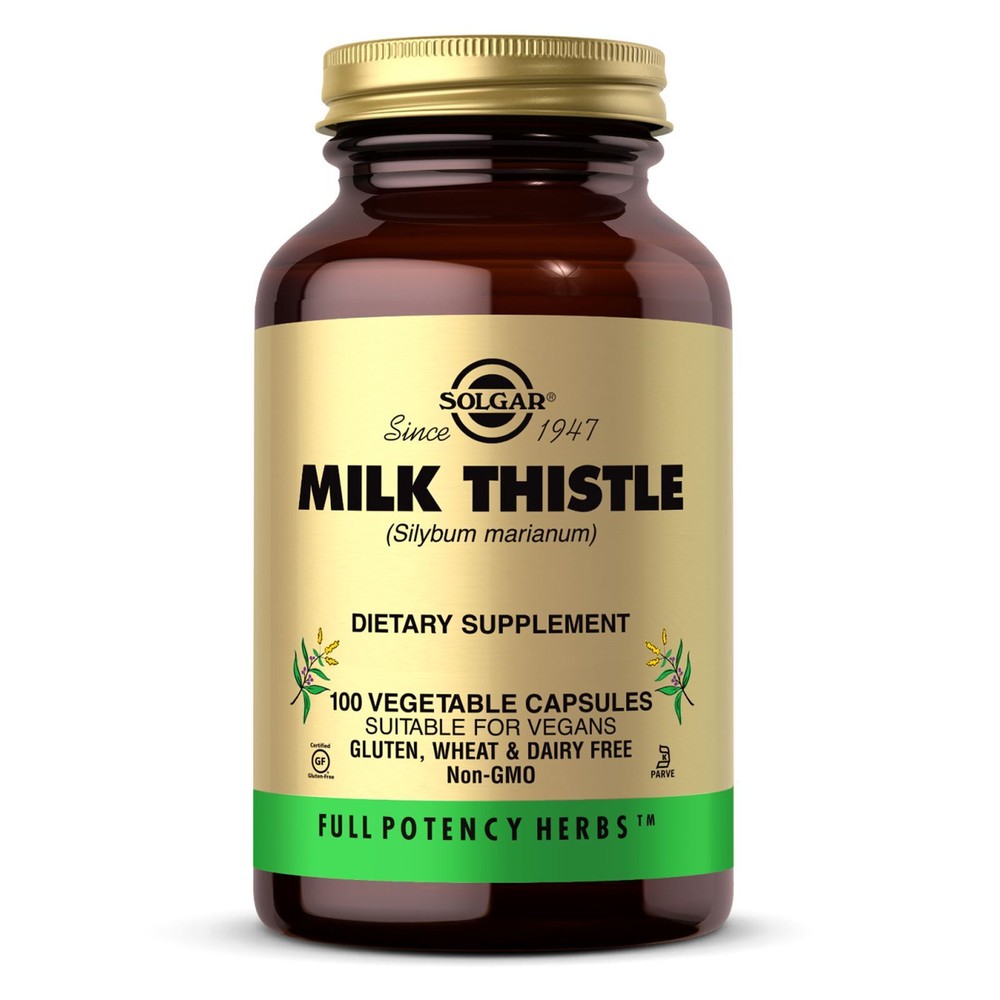 Solgar Milk Thistle 100 Vegetable Capsules