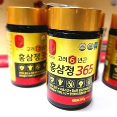 KOREA NO.1 Korean 6 Years Red Ginseng Extract 365, Saponin,Panax 240g x 4ea 2ea