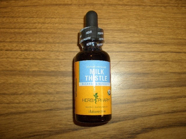 Herb Pharm Milk Thistle 1 fl oz Gluten-Free Cleanse & Detoxify Exp 6/2030