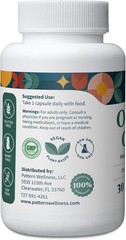 Pattern Wellness Odorless Organic Garlic – 1000mg – 30 Count (Pack of 1)
