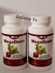 2 Mega Beets Super Food Capsulas Energy Beetroot Bones Antioxidant Remolacha