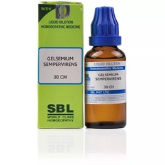 SBL Gelsemium Sempervirens 30CH Free Delivery 5 to 7 days