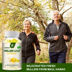 Mullein Leaf Gummies/ Capsule For Lung Cleanse Detox Herbal Dietary Supplement