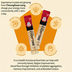 JungKwanJang Korean Red Ginseng Extract Everytime Regular 30 Sticks