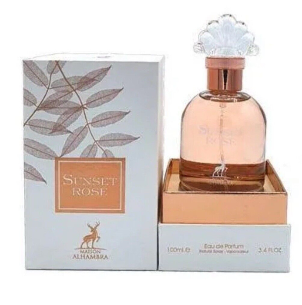 Sunset Rose By Maison Alhambra Perfume Arabian Fragrance Spray, 100 ml.