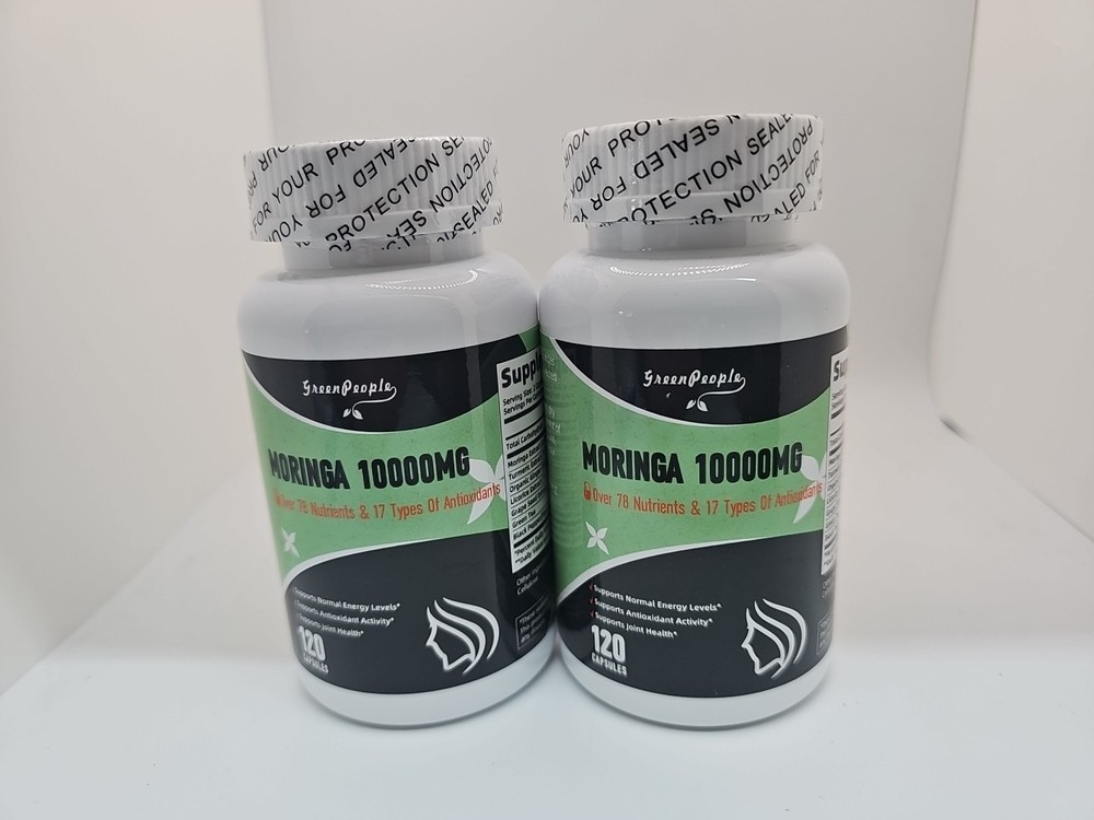 Moringa Capsules for Immune Support & Gut Health (120 Capsules)