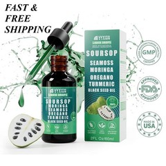 NEW VYXION Soursop Bitters Liquid Drops – Immunity, Liver, Gut Antioxidant &