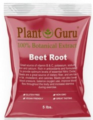 Red Beet Root Powder 5 lbs. Bulk Beta Vulgaris Nitric Oxide Extract Super Food