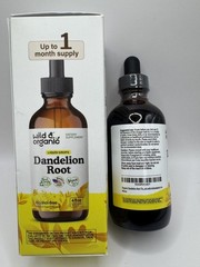 Wild & Organic Dandelion Root Extract Drops – Liver 4 Fl Oz (Pack of 1)