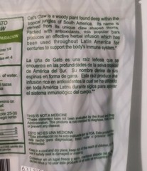 2 Bags Uña De Gato – Cats Claw Herbal Tea Nuestra Salud Te