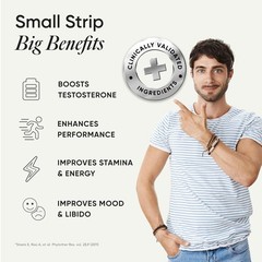 Wellbeing Nutrition melts® Testo Power 30 Oral Strip Boost Stamina & Energy