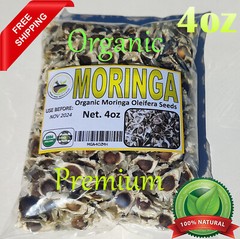 Moringa, Organic moringa Oleifera,Premium moringa seeds, semillas de moringa 4oz