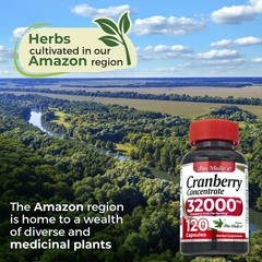 Cranberry Pills 32000mg High Potency Cranberry Concentrate Extract 120 Softgels