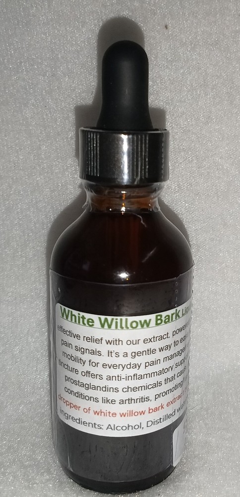 White Willow Bark Liquid Tincture-Extract Herbal Healing