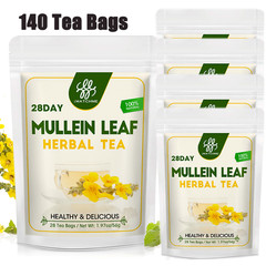 140 Tea Bags Mullein Leaf Tea Bag 100% Natural Detox & Respiratory Support
