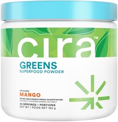 Organic Spirulina Superfood Powder – Daily Greens, Mango Flavor, 30 Servings, An