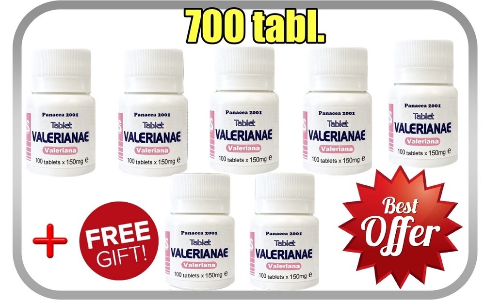 Natural Valerian 700 Sleepproof Tablets for Insomnia Anxiety Depression Stress