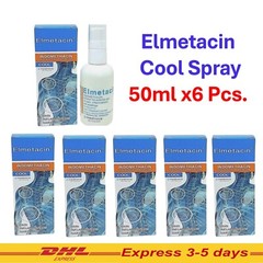 6X Elmetacin Cool Spray Relief Muscle Pain Stiff Release Inflammations Swellings