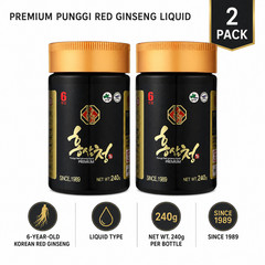 Premium Korean Red Ginseng Concentrate 240g x 2 | Natural Ingredients