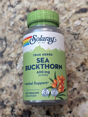 Solaray Sea Buckthorn 600mg Herbal Support 100 capsules exp: 11/2029