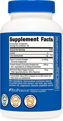 Nutricost Turmeric Curcumin with BioPerine and 95% Curcuminoids, 2300mg, 120 Cap