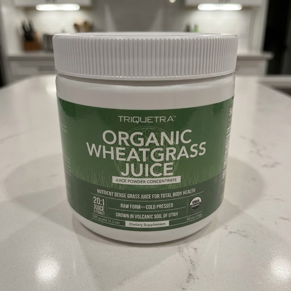 Raw BioActive Organic Wheatgrass Juice Powder – 20:1 Concentrate, 60 Servings