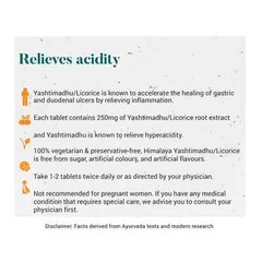 6 X Yashtimadhu By Himalaya a natural antacid gastri & duodenal ulcers Exp 2026.