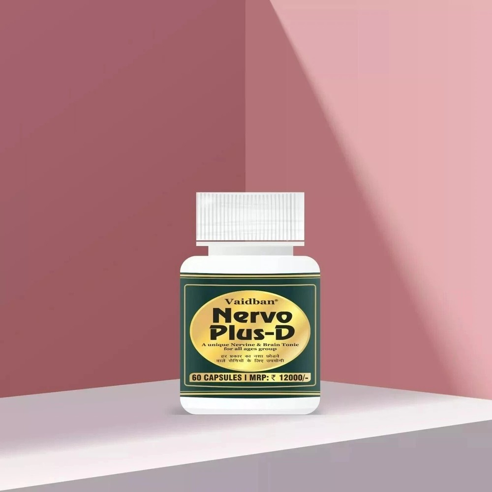 Vaidban Nervo Plus D 60 Caps – Long Expiry & Free Shipping