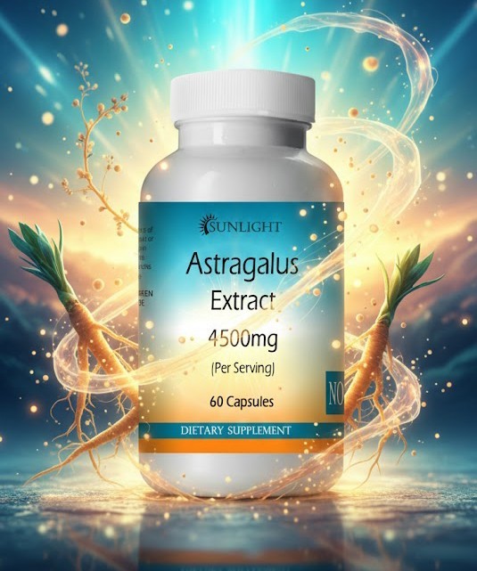 Astragalus Extract Capsules 4500mg Per Serving – 1 Bottle