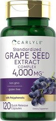 Grape Seed Extract 4,000 Mg Max Strength Antioxidant Immune Support, 120 Caps