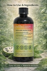 2 Bottles Soursop Bitters, 100% Pure Natural Organic Detox Herb 16 oz Each