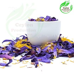 Dehydrated Blue Lotus Flower Organic Tea cut(1-2mm) Nymphaea caerulea.Blue Water