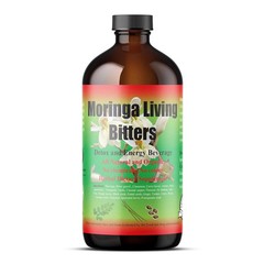 Moringa Living Bitters 16oz | Liquid Herbal Wellness Blend | Natural Botanical F