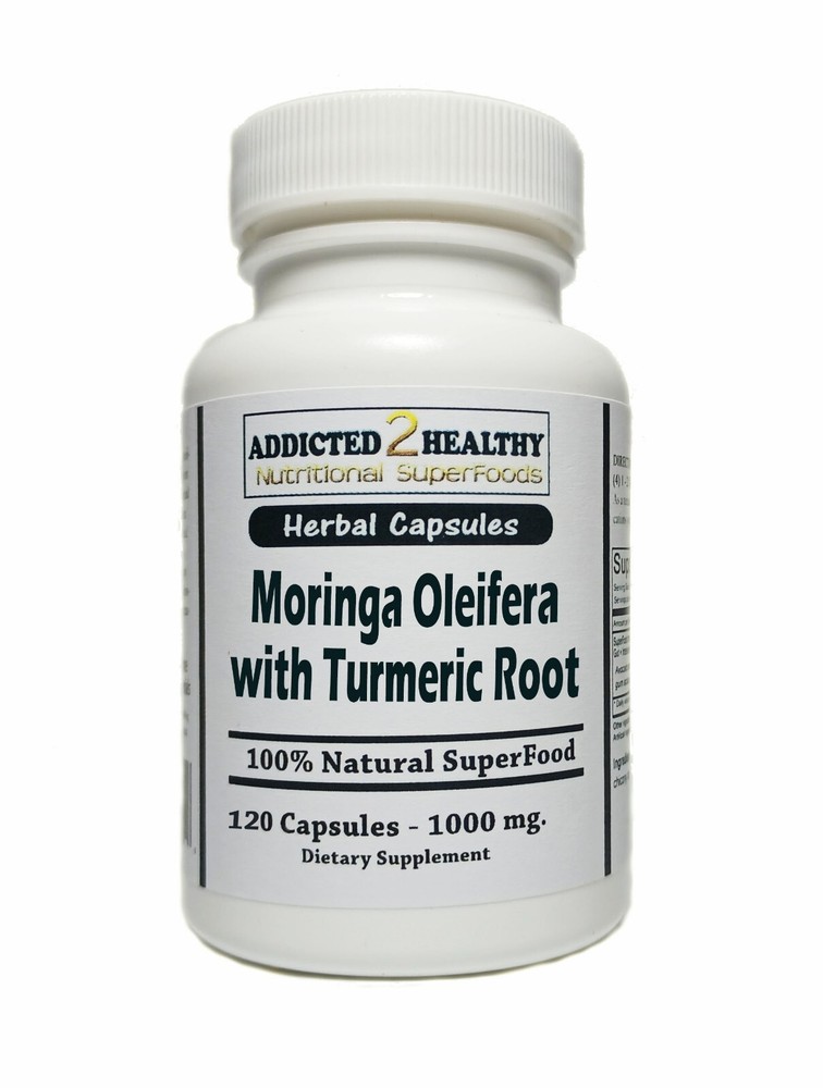 120 Moringa with Turmeric Capsules – Antioxidants|Nutrients|Anti-Inflammatory