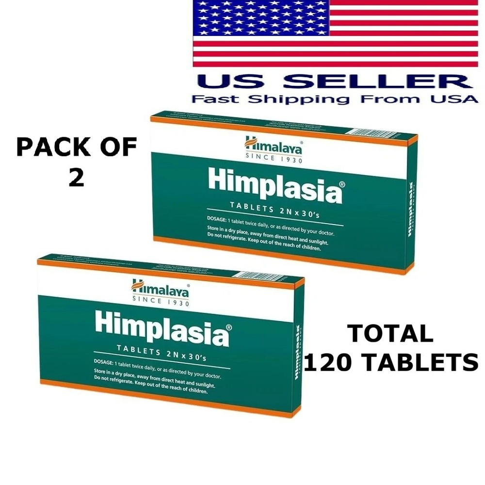 Himplasia Himalaya 60 Tablets (2N X 30’s) USA Seller Free Shipping (PACK OF 2)