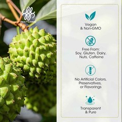Pure Organic Soursop Extract, Tindedly Soursop Graviola Liquid Drops 30ml