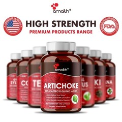 Artichoke Leaf Extract 20% Caffeoylquinic Acid 500 mg Capsule – 90 Count – Liver