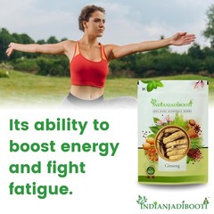 IndianJadiBooti Premium Ginseng Root Whole|Supports Natural Energy,Vitality,20G