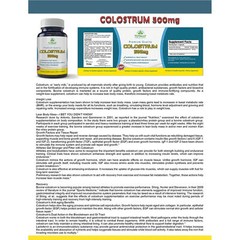 Colostrum GI Tract Dietary Supplement & L-Glutamine Muscle Support 60 Tablets